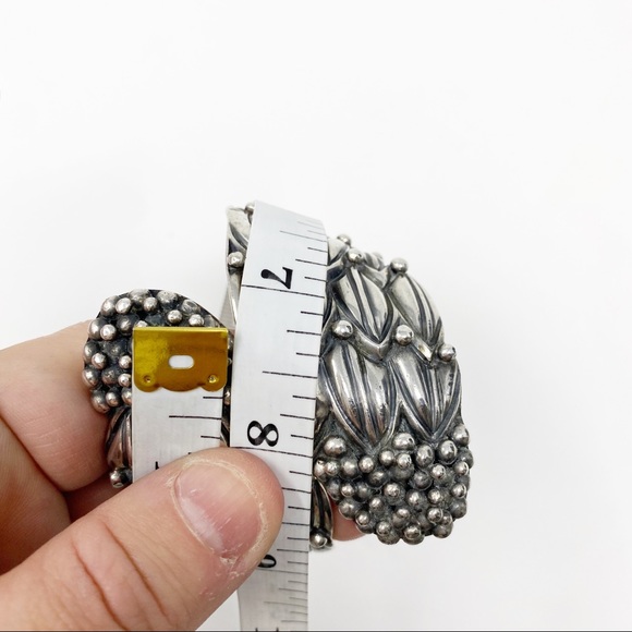 Margot de Taxco cornflower clamper Bracelet 5316 - Picture 7 of 13